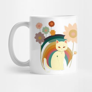 Kitkat and the flowers Mug